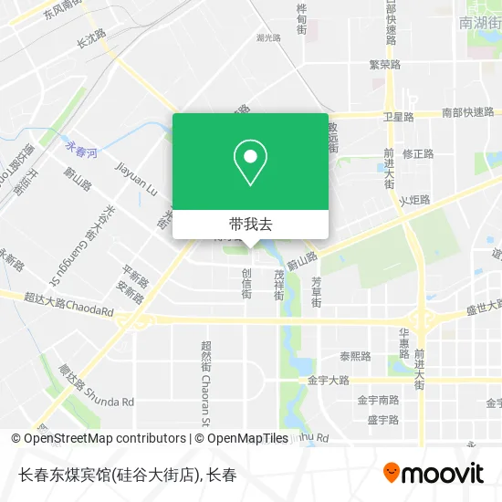 长春东煤宾馆(硅谷大街店)地图