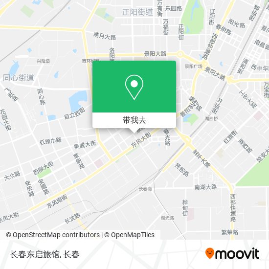 长春东启旅馆地图