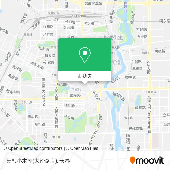 集韩小木屋(大经路店)地图