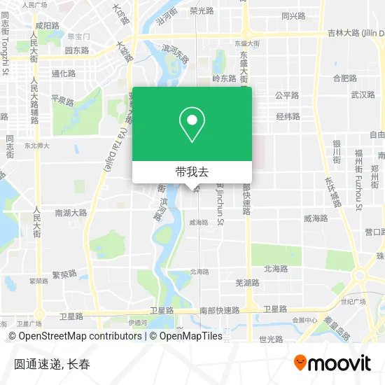 圆通速递地图