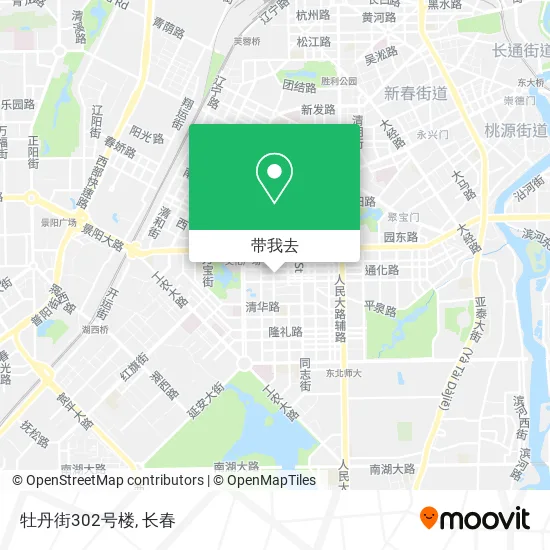 牡丹街302号楼地图