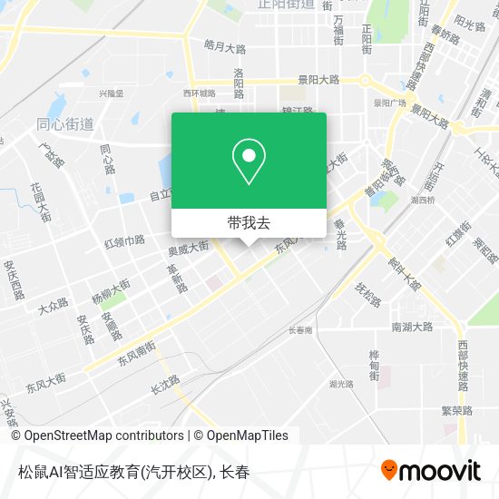 松鼠AI智适应教育(汽开校区)地图