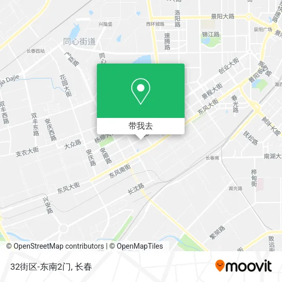 32街区-东南2门地图