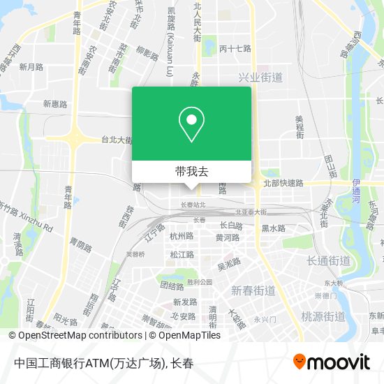 中国工商银行ATM(万达广场)地图