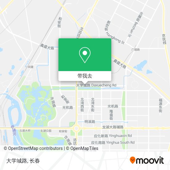 大学城路地图