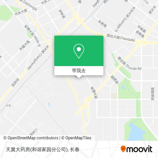 天翼大药房(和谐家园分公司)地图