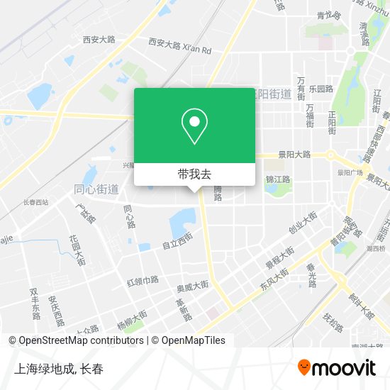上海绿地成地图