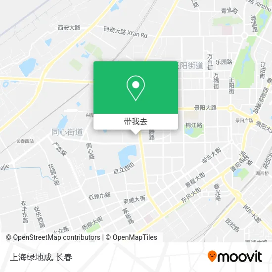 上海绿地成地图