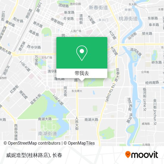 威妮造型(桂林路店)地图