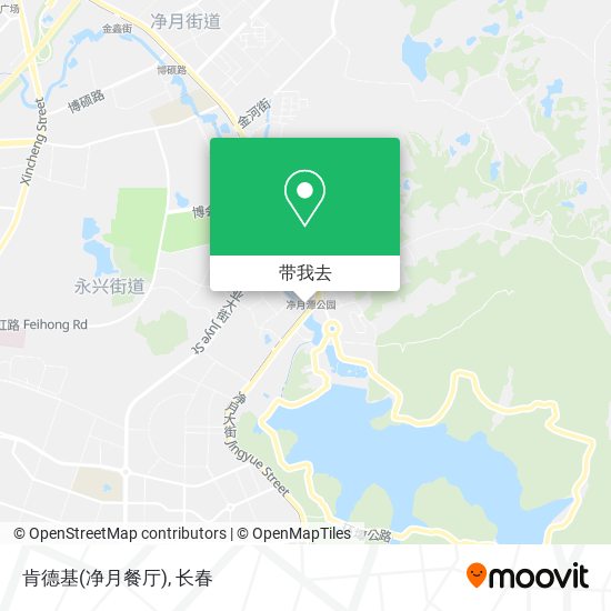 肯德基(净月餐厅)地图