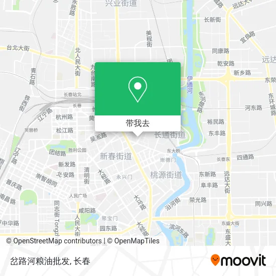 岔路河粮油批发地图