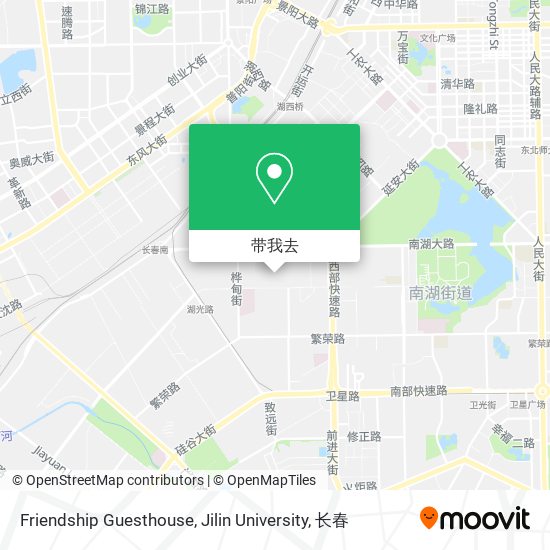 Friendship Guesthouse, Jilin University地图