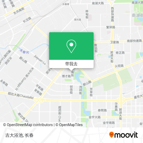 吉大浴池地图