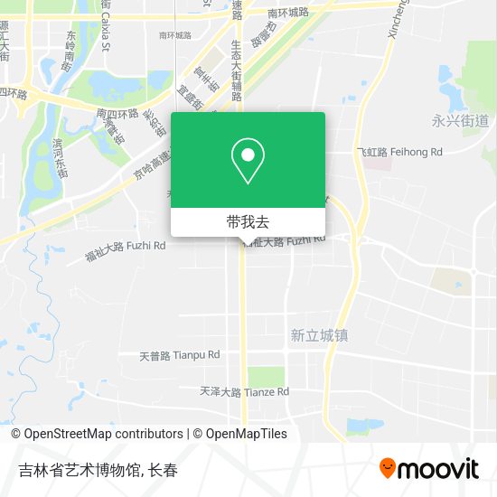 吉林省艺术博物馆地图