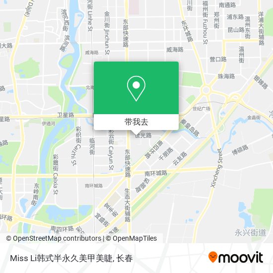 Miss Li韩式半永久美甲美睫地图