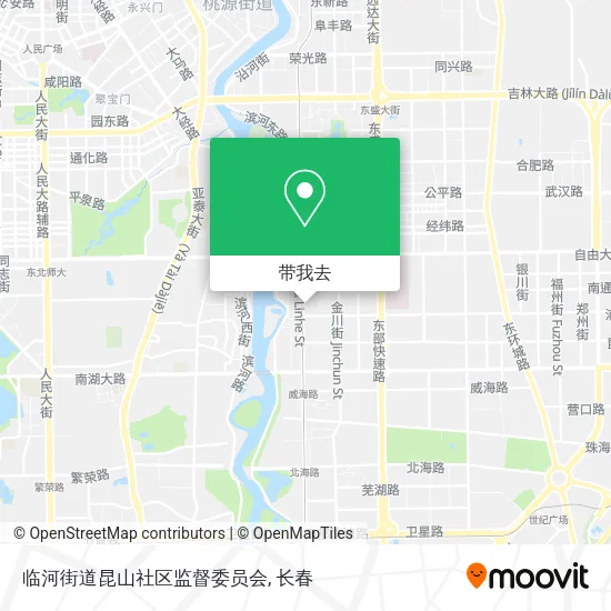 临河街道昆山社区监督委员会地图