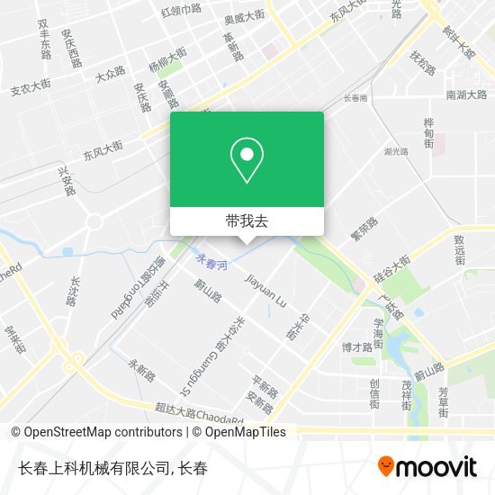 长春上科机械有限公司地图