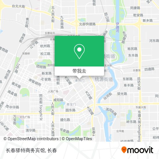 长春驿特商务宾馆地图