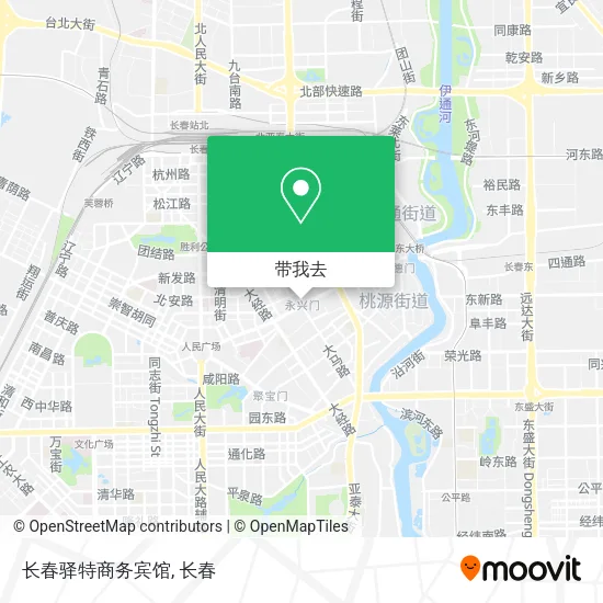 长春驿特商务宾馆地图