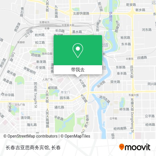 长春吉亚思商务宾馆地图