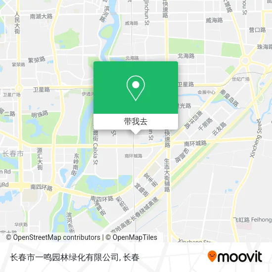 长春市一鸣园林绿化有限公司地图