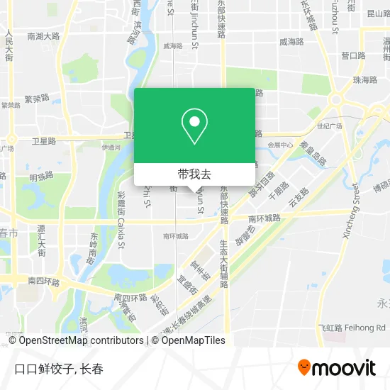 口口鲜饺子地图