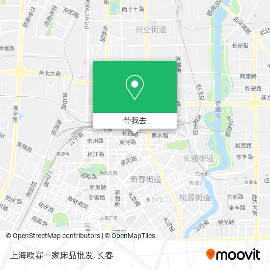 上海欧赛一家床品批发地图