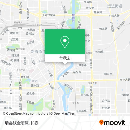 瑞鑫钣金喷漆地图