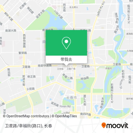 卫星路/幸福街(路口)地图