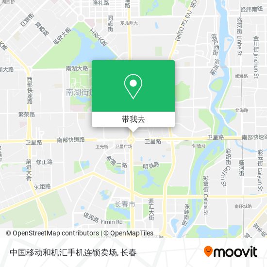 中国移动和机汇手机连锁卖场地图