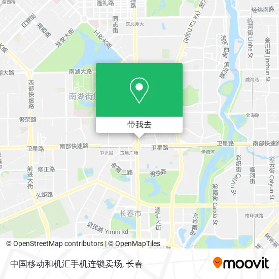 中国移动和机汇手机连锁卖场地图