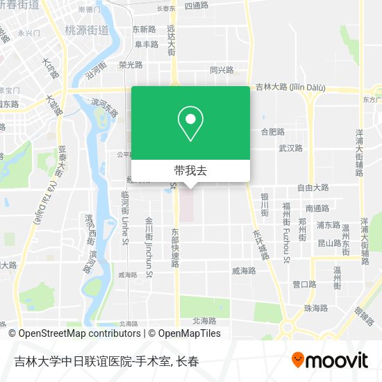 吉林大学中日联谊医院-手术室地图