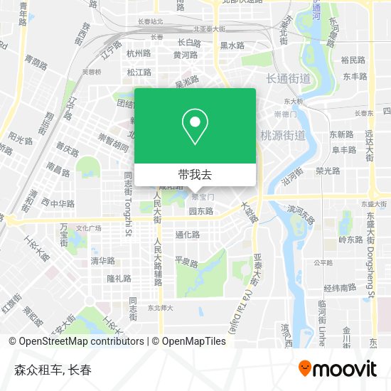 森众租车地图