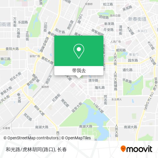 和光路/虎林胡同(路口)地图