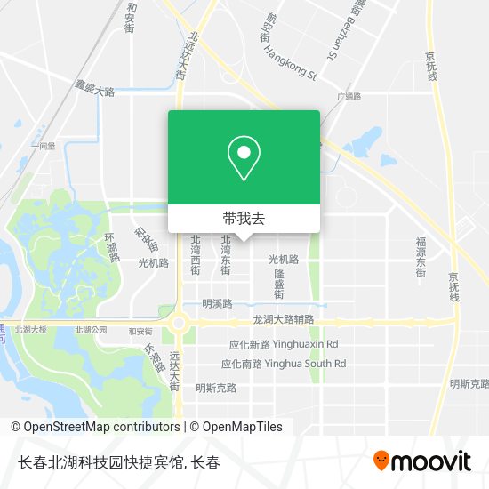 长春北湖科技园快捷宾馆地图