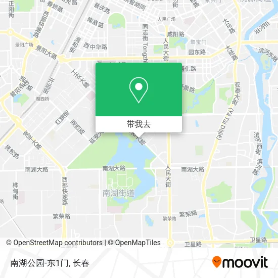南湖公园-东1门地图