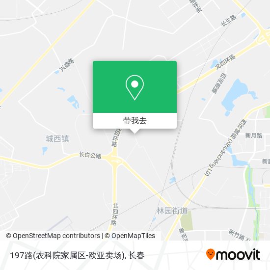 197路(农科院家属区-欧亚卖场)地图