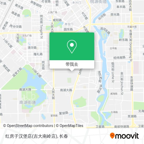 红房子汉堡店(吉大南岭店)地图
