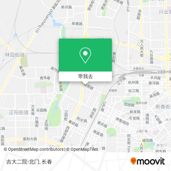 吉大二院-北门地图