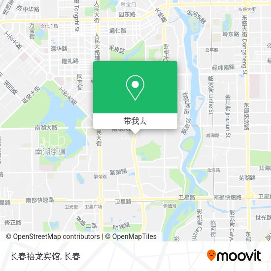 长春禧龙宾馆地图