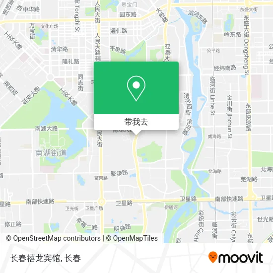 长春禧龙宾馆地图