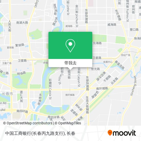 中国工商银行(长春丙九路支行)地图
