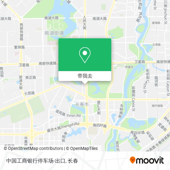 中国工商银行停车场-出口地图