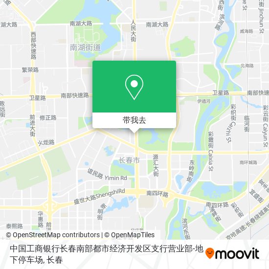中国工商银行长春南部都市经济开发区支行营业部-地下停车场地图