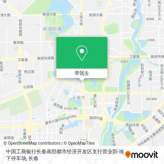 中国工商银行长春南部都市经济开发区支行营业部-地下停车场地图