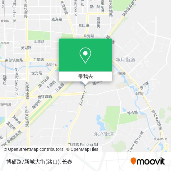 博硕路/新城大街(路口)地图