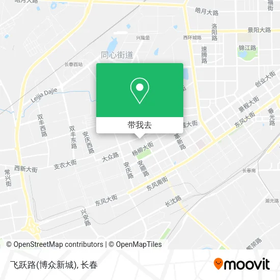飞跃路(博众新城)地图