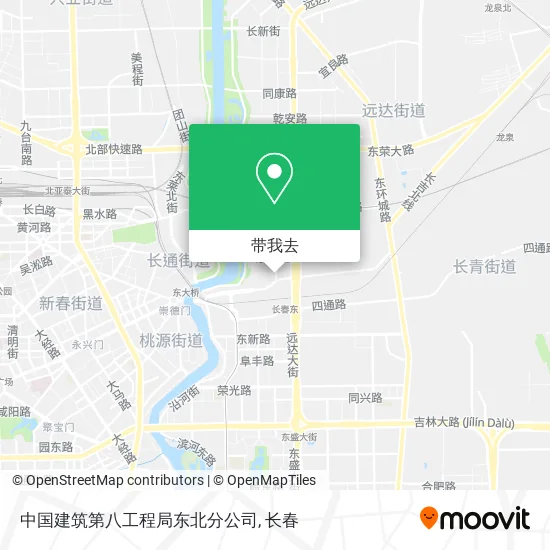 中国建筑第八工程局东北分公司地图