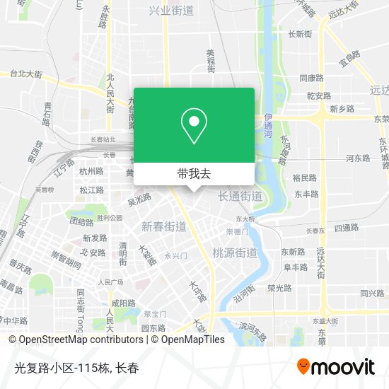光复路小区-115栋地图