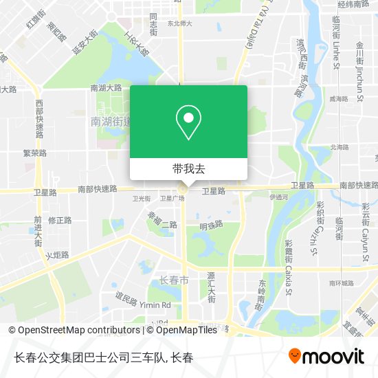 长春公交集团巴士公司三车队地图